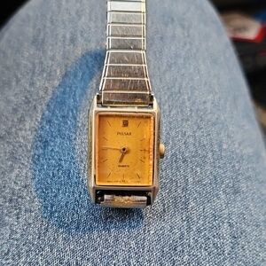 Pulsar Two-Tone Silver and Gold Men's Watch